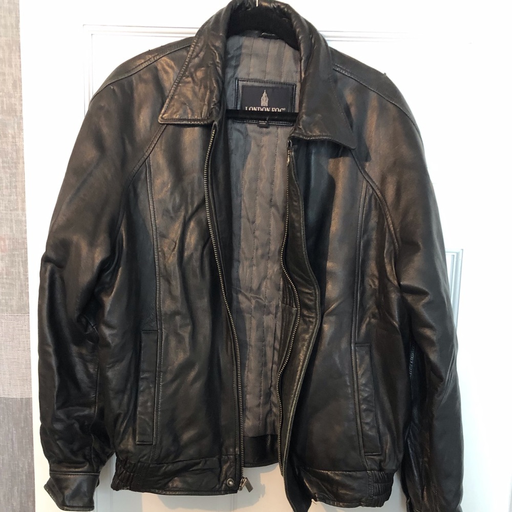 London Fog leather jacket